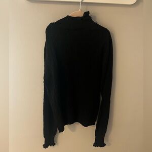 Zara knit ruffle sweater